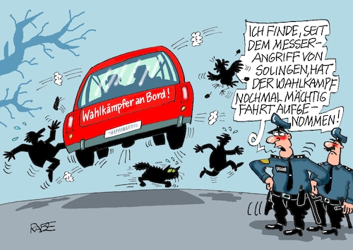 Wahlkämpfer an Bord Wahlkämpfer an Bord