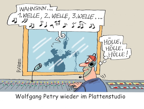 Cartoon: Welle Welle Welle (medium) by RABE tagged corona,impfstoff,england,großbritannien,insel,impfstart,bauchladen,boris,johnson,impfzentrum,eu,brexit,weihnachten,weihnachtsbaum,glaskugeln,weihnachtsbaumschmuck,roboter,ki,bescherung,coronaregeln,wolfgang,petry,hölle,welle,pandemiewelle,lockdown,lockerungen,schlager,aufnahmestudio,mutanten,inzidenzwert,corona,impfstoff,england,großbritannien,insel,impfstart,bauchladen,boris,johnson,impfzentrum,eu,brexit,weihnachten,weihnachtsbaum,glaskugeln,weihnachtsbaumschmuck,roboter,ki,bescherung,coronaregeln,wolfgang,petry,hölle,welle,pandemiewelle,lockdown,lockerungen,schlager,aufnahmestudio,mutanten,inzidenzwert