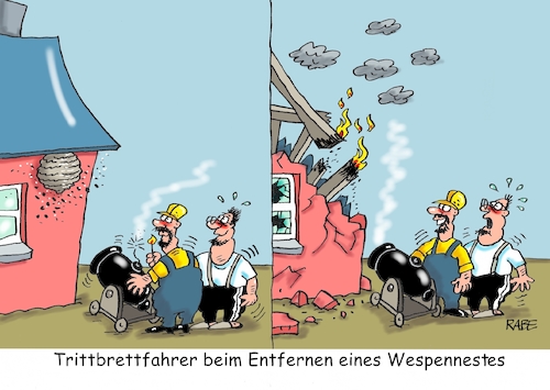 Wespennestentferner