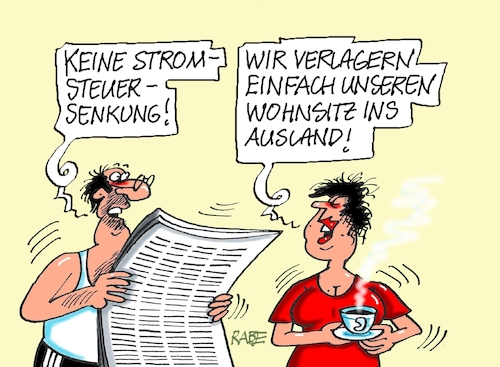Cartoon: Wohnortverlagerung (medium) by RABE tagged merz,union,kanzler,fritze,koalition,spd,klingbeil,bundesregierung,rabe,ralf,böhme,cartoon,karikatur,pressezeichnung,farbcartoon,tagescartoon,trump,putin,krisen,tv,nachrichten,strom,stromsteuer,stromsteuersenkung,wahl,wahlversprechen,wortbruch,wegzug,spitzentreffen,merz,union,kanzler,fritze,koalition,spd,klingbeil,bundesregierung,rabe,ralf,böhme,cartoon,karikatur,pressezeichnung,farbcartoon,tagescartoon,trump,putin,krisen,tv,nachrichten,strom,stromsteuer,stromsteuersenkung,wahl,wahlversprechen,wortbruch,wegzug,spitzentreffen