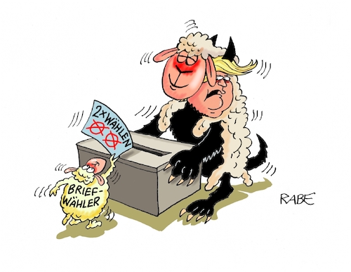 Wolf in der Wahlurne Wolf in der Wahlurne