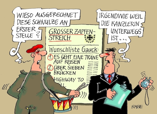 Zapfenstreich Gauck Zapfenstreich Gauck