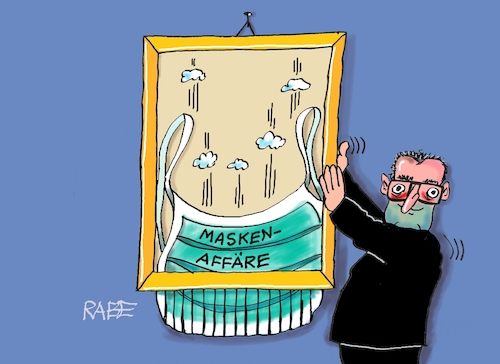 Cartoon: Zereißprobe (medium) by RABE tagged corona,spahn,masken,impfstoff,maskenaffäre,rabe,ralf,böhme,cartoon,karikatur,pressezeichnung,farbcartoon,tagescartoon,untersuchungsausschuß,aufarbeitung,aufarbeitungskommission,banksy,rahmen,reisswolf,schnipsel,corona,spahn,masken,impfstoff,maskenaffäre,rabe,ralf,böhme,cartoon,karikatur,pressezeichnung,farbcartoon,tagescartoon,untersuchungsausschuß,aufarbeitung,aufarbeitungskommission,banksy,rahmen,reisswolf,schnipsel