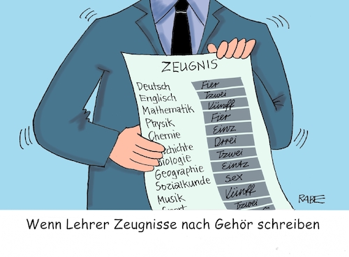 Zeugnis nach Gehör Zeugnis nach Gehör