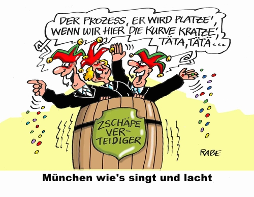 Cartoon: Zschäpe (medium) by RABE tagged zschäpe,nsu,prozess,verteidiger,münchen,rabe,ralf,böhme,cartoons,karikatur,pressezeichnung,farbcartoon,tageswcartoon,bütt,karneval,tätä,zschäpe,nsu,prozess,verteidiger,münchen,rabe,ralf,böhme,cartoons,karikatur,pressezeichnung,farbcartoon,tageswcartoon,bütt,karneval,tätä