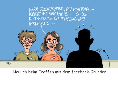 Zuckerberg trifft Zuckerberg trifft