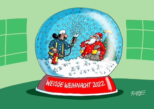 Cartoon: Zum Kugeln (medium) by RABE tagged weihnachten,weihnachtsfest,weihnachtsmann,weihnachtsmänner,bart,geschenkesack,rabe,ralf,böhme,cartoon,karikatur,pressezeichnung,farbcartoon,tagescartoon,schnee,schneegestöber,feuerwehr,schneeflocken,schaumlöscher,schüttelkugel,kugel,schneekugel,weihnachten,weihnachtsfest,weihnachtsmann,weihnachtsmänner,bart,geschenkesack,rabe,ralf,böhme,cartoon,karikatur,pressezeichnung,farbcartoon,tagescartoon,schnee,schneegestöber,feuerwehr,schneeflocken,schaumlöscher,schüttelkugel,kugel,schneekugel