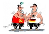 Cartoon: Abhörpraxis (small) by RABE tagged luftwaffe,luftwaffengeneräle,bundeswehr,abhörskandal,leak,pistorius,generäle,geheimhaltung,spionage,spione,netzwerk,russland,ukrainekrieg,waffenlieferung,taurus,marschflugkörper,putin,nato,rabe,ralf,böhme,cartoon,karikatur,pressezeichnung,farbcartoon,tagescartoon,deutschland,russen,ärzte,stetoskop