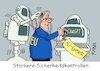 Cartoon: Abhörung (small) by RABE tagged chatgpt,rechner,ki,it,computer,roboter,internet,rabe,ralf,böhme,cartoon,karikatur,pressezeichnung,farbcartoon,tagescartoon,eu,europa,sicherheit,kontrolle,gesetz,stetoskop,arzt,abhörung