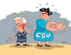 Cartoon: Abwatschen (small) by RABE tagged markus,söder,csu,bayern,münchen,landesvorsitzender,horst,seehofer,merkel,cdu,union,streit,unionstreit,asylstreit,ultimatum,grenze,zurückweisung,flüchtlinge,grenzkontrollen,landtagswahl,umfragetief,wahlniederlage,wählerumfrage,afd,grüne,fdp,spd,spitzenkandidat