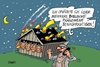 Cartoon: Alles Schnuppe (small) by RABE tagged schnuppe,sternschnuppe,sternschnuppenregen,sternschnuppennacht,sterne,himmelskörper,sternenhimmel,rabe,ralf,böhme,cartoon,karikatur,pressezeichnung,farbcartoon,tagescartoon,berge,kuhstall,stall,kühe,bibel,phänomen,bethlehem