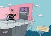 Cartoon: Am Abgrund (small) by RABE tagged premier,sunak,konservative,england,parlamentswahlen,großbritannien,rabe,ralf,böhme,cartoon,karikatur,pressezeichnung,farbcartoon,tagescartoon,abgrund,tür,bedeutungslosigkeit,rishi,absturz