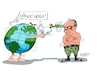 Cartoon: Am Abzug (small) by RABE tagged usa,biden,telefonat,putin,moskau,kreml,kremlchef,rabe,ralf,böhme,cartoon,karikatur,pressezeichnung,farbcartoon,tagescartoon,ukraine,ukrainekrise,nato,telefonleitung,gipfel,ukrainegipfel,macron,wladimir,ukrainekrieg,sanktionen,erde,welt,weltkugel,globus,pistole,schläfe,abzug