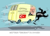 Cartoon: Amokfahrer (small) by RABE tagged amok,amokfahrer,spanien,barcelona,terrorakt,terrorist,islamist,lieferwagen,is,trauer,opfer,rabe,ralf,böhme,cartoon,karikatur,pressezeichnung,farbcartoon,tagescartoon,erdogan,türkei,regime,akhanli,gülen,anhänger,sultan,gefängnis,auslieferung,deutscher,deutschtürke