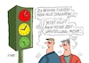 Cartoon: Ampeluhr II (small) by RABE tagged zeit,zeitumstellung,uhren,uhrenumstellung,sommerzeit,winterzeit,ampelpolitik,ampel,ampelregierung,synchronisation