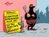 Cartoon: Anschlag (small) by RABE tagged anschlag,pegida,demo,afd,terroranschlag,dresden,islamisten,islam,sicherheit,fremdenfeindlich,rabe,ralf,böhme,cartoon,karikatur,pressezeichnung,farbcartoon,tagescartoon,is,sprengstoffgürtel,kalaschnikow,pegidaanhänger,bedrohung,abendland,party,betriebsfeie