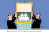 Cartoon: Arktiseisiges (small) by RABE tagged arktis,arktiseis,schrumpfung,rückgang,eis,meereis,eisbären,eisschscholle,rabe,ralf,böhme,cartoon,karikatur,pressezeichnung,farbcartoon,tagescartoon,banksy,künstler,bilderrahmen,schredder,papierstreifen,corona