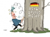 Cartoon: Asylrechtler (small) by RABE tagged migration,migrationspakt,un,beschluß,merkel,flüchtlinge,rabe,ralf,böhme,cartoon,karikatur,pressezeichnung,farbcartoon,tagescartoon,friedrich,merz,asyl,asylgrundrecht,cdu,spahn,akk,parteispitze,spitzenfunktionär,baum,axt,eiche