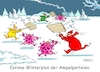 Cartoon: Auf die Schippe genommen (small) by RABE tagged corona,bundländerkonferenz,merkel,kanzleramt,lockerungen,stufenplan,öffnungen,lockdown,shutdown,baumärkte,impfdosen,rki,fallzahlen,inzidenzwert,spahn,impfzentren,impfreihenfolge,notbremse,winter,schnee,schneeschieber,ampel,ampelregierung,ampelkoalition,schippe,winterplan