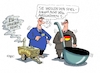 Cartoon: Ausgeschöpftes (small) by RABE tagged eugh,gerichtshof,brüssel,gesetz,beschluß,urteil,geldbuße,rabe,ralf,böhme,cartoon,karikatur,pressezeichnung,farbcartoon,tagescartoon,urheber,urheberrecht,internet,spielraum,deutschland,schöpfkelle,ausschöpfen,gulaschkanone