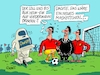 Cartoon: Ballermänner (small) by RABE tagged fußball,ball,sport,bundesliga,trainer,fc,bayern,münchen,entlassung,nagelsmann,rabe,ralf,böhme,cartoon,karikatur,pressezeichnung,farbcartoon,tagescartoon,hintertür,tabellenführung,tuchel,trainerwechsel,hansi,flick,niederlagen,nationalelf,tor,chatgpt,ki,it,roboter,em,europameisterschaft,testspiele