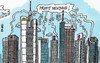 Cartoon: Bankenviertel (small) by RABE tagged prosit,neujahr,profit,gewinn,banken,bankenviertel,frankfurt,main,banker,spekulanten,bad,bank,rabe,ralf,böhme,cartoon,karikatur,pressezeichnung,farbcartoon,verluste,börse,börsengeschäfte,euro,eurokrise,bankenkrise,sparkasse,volksbank,commerzbank,chefetage,