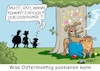 Cartoon: Bekiffte Ostern (small) by RABE tagged osstern,osterhase,osterfest,ostereier,ostereiersuche,osterkorb,eier,familie,kinder,cartoon,rabe,ralf,böhme,karikatur,pressezeichnung,farbcartoon,tagescartoon,cannabis,cannabisgesetz,cannabislegalisierung,bundesrat,kiffer,hanf