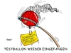 Cartoon: Benzinsteuer (small) by RABE tagged benzin,benzinsteuer,autofahrer,pendler,sprit,tankstelle,schäuble,cdu,bundesfinanzminister,flüchtlinge,eu,flüchtlingskrise,flüchtlingsfinanzierung,rabe,ralf,böhme,cartoon,karikatur,pressezeichnung,farbcartoon,tagescartoon,test,testballon,netz