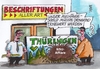 Cartoon: Beschmutzung (small) by RABE tagged nsu,trio,affäre,neonazis,rechte,nazitrio,thühringen,landtag,verfassungsschutz,überwachung,abschlußbericht,ausschuss,ausschusssitzung,rabe,ralf,böhme,cartoon,tagescartoon,farbzeichnung,pressezeichnung,beschriftung,werbeagentur,beschriftungscenter,firmierun