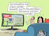 Cartoon: Blockierung (small) by RABE tagged fußball,nagelsmann,spieler,wm,kader,usa,ball,sport,tor,spielfeld,schiedsrichter,videobeweis,rabe,ralf,böhme,cartoon,karikatur,pressezeichnung,farbcartoon,tagescartoon,hund,bundesliga,ballaballa,donald,trump,tv,werbung,werbespot,dauerwerbung,blockierung,blocker,werbeblocker,fernbedienung
