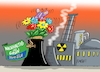 Cartoon: Blumige Worte (small) by RABE tagged energiewende,windkraft,windräder,solarenergie,umweltminister,robert,habeck,grüne,rabe,ralf,böhme,cartoon,karikatur,pressezeichnung,farbcartoon,tagescartoon,michel,lastenträger,kosten,energiepreise,atomkraftwerk,akw,brüssel,eu,grün,nachhaltigkeit,siegel,umweltsiegel,kernkraft,kernkraftwerk,umweltfreundlich