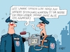 Cartoon: Bodycam (small) by RABE tagged polizei,demo,demonstrationen,kundgebungen,polizeieinsätze,polizeigewalt,linke,rechte,klimaschützer,thüringen,rabe,ralf,böhme,cartoon,karikatur,pressezeichnung,farbcartoon,tagescartoon,polizeigewerkschaft,bodycam,vhs,videokamera,recorder,camcorder