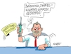 Cartoon: Boostern (small) by RABE tagged merz,groko,spd,union,posten,postenvergabe,rabe,ralf,böhme,cartoon,karikatur,pressezeichnung,farbcartoon,tagescartoon,schaufenster,deko,umbau,laden,ladenhüter,regierungsbilach,indianer,rauchzeichen