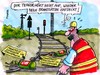 Cartoon: Brandbeschleuniger (small) by RABE tagged terror,brandsatz,brandanschlag,db,bahn,bahnstrecke,berlin,bundesinnenminister,friedrich,linksextreme,linksextremismus,autonome,bahnanlage,gewalttaten,hauptstadt,bahngleise,ice,fahrpreis,nahverkehr,fernverkehr,züge,fahrgäste,kunden,preiserhöhung,preisspira