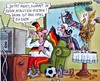 Cartoon: Brenzliges (small) by RABE tagged fußball,em,europameisterschaft,fußballeuropameisterschaft,tor,torwart,schiedsrichter,polen,ukraine,kiew,löw,schweinsteiger,klose,trainer,fan,fußballfan,tv,fernsehen,übertragung,spielübertragung,deutschlandfahne,gardine,brand,flammen,rauch,feuerwehr,feuerl