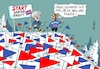 Cartoon: Brexitslalom (small) by RABE tagged eugh,gerichtshof,brüssel,gesetz,beschluß,urteil,geldbuße,rabe,ralf,böhme,cartoon,karikatur,pressezeichnung,farbcartoon,tagescartoon,brexit,austritt,theresa,may,parlament,zustimmung,märz,gegner,beführworter,slalom,abfahrtslauf,strecke,ski,schnee,winter