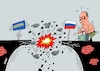 Cartoon: Brückenabreisser (small) by RABE tagged usa,biden,telefonat,putin,moskau,kreml,kremlchef,rabe,ralf,böhme,cartoon,karikatur,pressezeichnung,farbcartoon,tagescartoon,ukraine,ukrainekrise,nato,telefonleitung,gipfel,ukrainegipfel,macron,brücke,einsturz,sprengung,europa,abbruch,ukrainekonflikt,osteuropa,krieg,drohung