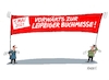 Cartoon: Buchmesse (small) by RABE tagged virus,corona,pandemie,coronakrise,rabe,ralf,böhme,cartoon,karikatur,pressezeichnung,farbcartoon,tagescartoon,viren,virenschutz,mundschutz,desinfektion,föderal,föderalismus,ländersache,leipzig,messe,buchmesse,bücher,frankfurt,mai,transparent,maifeier,maidemo