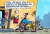 Cartoon: Bußgeldkatalog (small) by RABE tagged radfahrer,autofahrer,bußgelder,bußgelkatalog,euro,geldbuße,verstöße,bundesverkehrsminister,ramsauer,radweg,fussgängerzone,rabe,ralf,böhme,cartoon,karikatur,strafzettel,politesse,fahrrad,sattel,csu,bundesregierung,straßen,wege,autobahnen