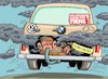 Cartoon: Clean Diesel III (small) by RABE tagged diesel,vw,skandaal,dobrindt,autobauer,rabe,ralf,böhme,cartoon,karikatur,pressezeichnung,farbcartoon,tagescartoon,innenstadt,fahrverbot,dieselskandal,dieselgate,autobosse,autokonzerne,umweltschutz,umweltsünder,schadstoffe,tierversuche,versuchslabor,tierschutz,affen,primaten,versuchskaninchen,äffchen,bremse