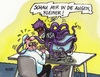 Cartoon: Datenkrake (small) by RABE tagged daten,datenkrake,krake,internet,kopffüsser,tintenfisch,octopus,kalmar,nsa,geheimdienst,bnd,abhöraffäre,lauschangriff,edward,snowden,untersuchungsausschuss,rabe,ralf,böhme,cartoon,karikatur,pressezeichnung,farbcartoon,surfer,rechner,augen,überwachung,wanze