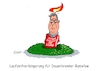 Cartoon: Dauerbrenner (small) by RABE tagged landtagswahl,thüringen,bodo,ramelow,spitzenkandidat,die,linke,rabe,ralf,böhme,cartoon,karikatur,pressezeichnung,farbcartoon,tagescartoon,weihnachten,advent,adventskranz,kerze,brennelement,dauerbrenner