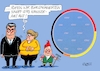 Cartoon: Der Kampf ist eröffnet (small) by RABE tagged bundestagswahl,wahlkampf,osten,ddr,ostbeauftragter,bundesregierung,recht,rabe,ralf,böhme,cartoon,karikatur,pressezeichnung,farbcartoon,tagescartoon,kanzleramt,laschet,gartenzwerg