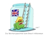 Cartoon: Dicke Luft (small) by RABE tagged brexit,no,deal,johnson,boris,downing,street,austritt,eu,brüssel,london,rabe,ralf,böhme,cartoon,karikatur,pressezeichnung,farbcartoon,tagescartoon,may,juncker,luxemburg,telefonat,merkel,wetterfroch,glas,leiter,wetteraussichten,brexitgespräche,scheitern,kröte