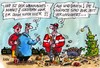 Cartoon: Die Kehrseite (small) by RABE tagged finanzmärkte,euro,krise,eurokrise,finanzchefs,deutschland,frankreich,merkel,sarkozy,rating,ratingagentur,banker,börse,spekulanten,kredit,dax,dowjones,schuldenkrise,vermögen,abwertung,verunsicherung,weihnachten,weihnachtsfest,weihnachtsmarkt,weihnachtsbaum