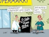 Cartoon: Die Säfte steigen (small) by RABE tagged orangen,organgensaft,mangelware,saftladen,orangensaftkonzentrat,rabe,ralf,böhme,cartoon,karikatur,pressezeichnung,farbzeichnung,tagescartoon,supermarkt,konzentrat,korbwagen,apfelsinen,saft,lebensmittel