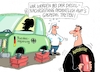 Cartoon: Dieselnachrüstung (small) by RABE tagged vw,dieselgat,abgasskandal,vorstan,vorstandschef,winterkorn,anklage,haftbefehl,rab,ralf,böhme,cartoon,karikatur,pressezeichnung,farbcartoon,tagescartoon,polizei,nachrüstung,fahrverbote,merkel,dieselnachrüstung,innenstädte,mainz,verbot,gaspedal,autolobby,autobauer,bosse