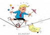 Cartoon: Drahtseilakt (small) by RABE tagged trump,usa,präsident,donaöd,weltreise,staatsbesuch,saudi,arabien,islam,rabe,ralf,böhme,cartoon,karikatur,pressezeichnung,farbcartoon,tagescartoon,asienreise,japan,nordkorea,südkorea,atomstreckenraketen,atomtests,militäreinsatz,mittelstreckenraketen,diktator,kim,drahtseilakt,einrad,balance,balanceaktgreat,again