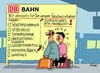 Cartoon: Drossel (small) by RABE tagged deutsche,bahn,ag,reisende,kunden,drosselung,bahnvorstand,ice,schnellzüge,rabe,ralf,böhme,cartoon,karikatur,pressezeichnung,farbcartoon,bahnhof,bahnsteig,verspätungen,fahrplan,bahnkunden,sicherheit