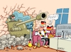 Cartoon: Durchbruch (small) by RABE tagged fußball,fussball,bundesliga,meistertitel,fußballer,bayern,münchen,bayer,leverkusen,rabe,ralf,böhme,cartoon,karikatur,pressezeichnung,frabcartoon,tagescartoon,schild,meister,schuß,ecke,eckball,sport,em,europameisterschaft,fan,deutschland,wohnzimmer,tv,fernseher,vuvuzela,wand,mauer,durchbruch,trümmer,panzer,kanonenrohr,ukrainekrieg